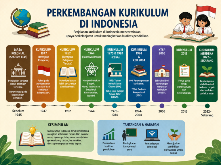 Perkembangan kurikulum di Indonesia - belajarpedia.com