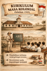 Kurikulum Masa Kolonial (Sebelum 1945)