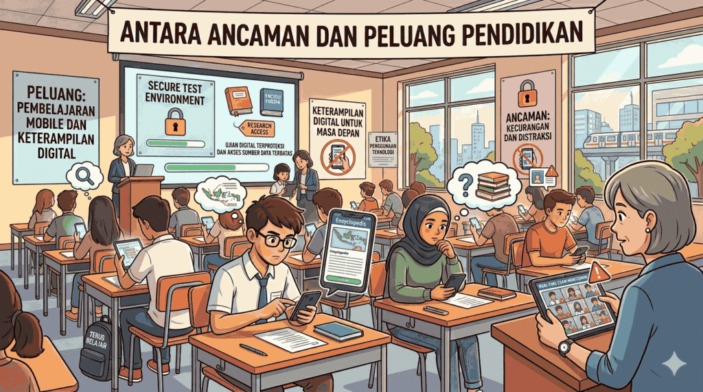 Saat smartphone sudah menjadi perpanjangan tangan siswa, bagaimana sekolah menghadapi tantangan ini secara cerdas dan bijak?